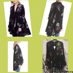 Free People Field of Butterflies Tunic XS NWT